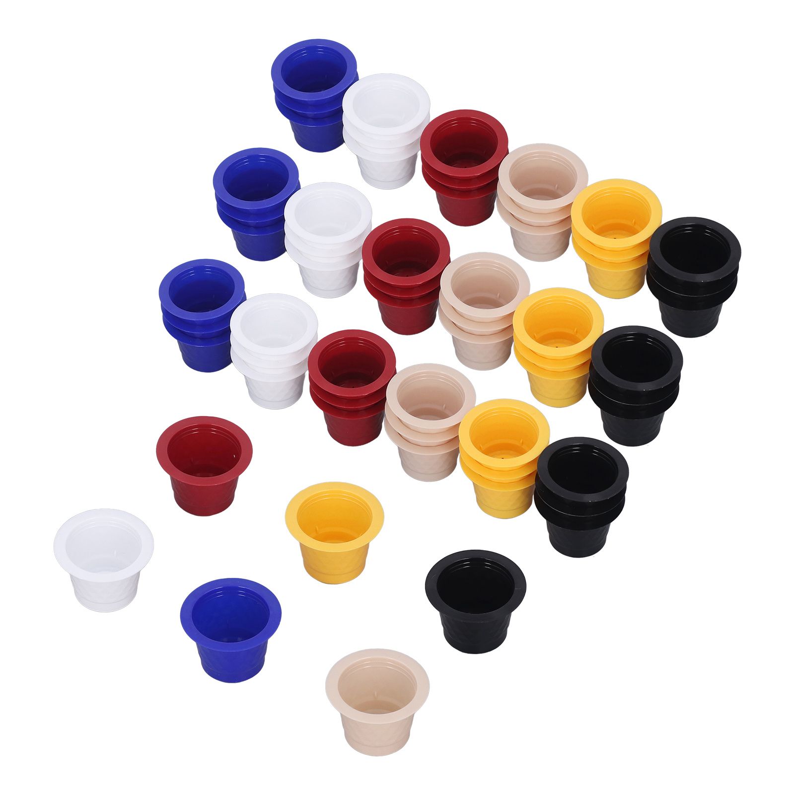 60pcs Refillable Disposable Coffee Capsule Cup Bottom Sealing Aluminum Film Plastic Coffee Filters for Home โ image 5