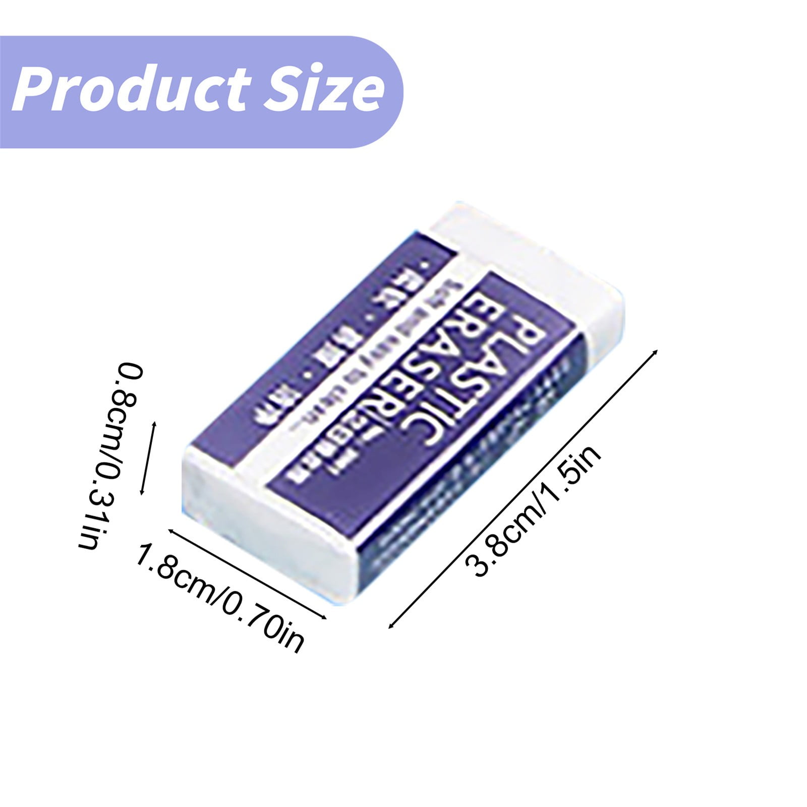Stationery 2B Eraser stǔdənt Chǐ-ldrən Eraser Art Sketch Painting Pencil Eraser Learning Stationery, 30 Erasers Stationery 2B eraser Small S*30 — image 5