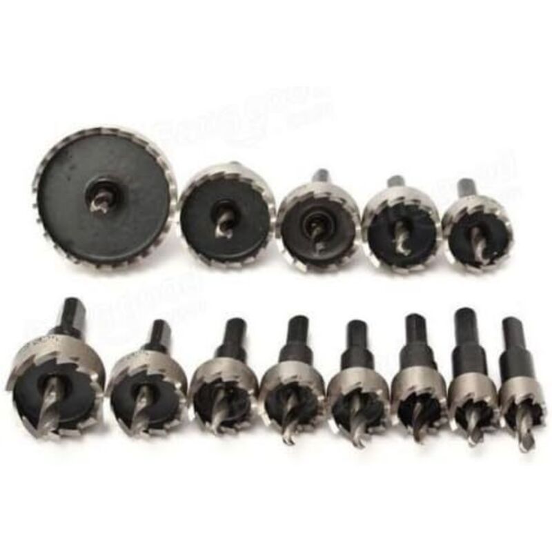 13 Pcs Metal Hole Saw Set Tungsten Steel Cutting Tool Kit, 16-53 mm — image 2