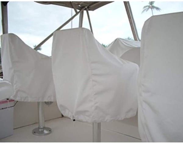 2 - Piece Outdoor Yacht Oxford - Cloth Waterproof Seat Covers - Captain & Rear! | Hot - Sell โ image 4