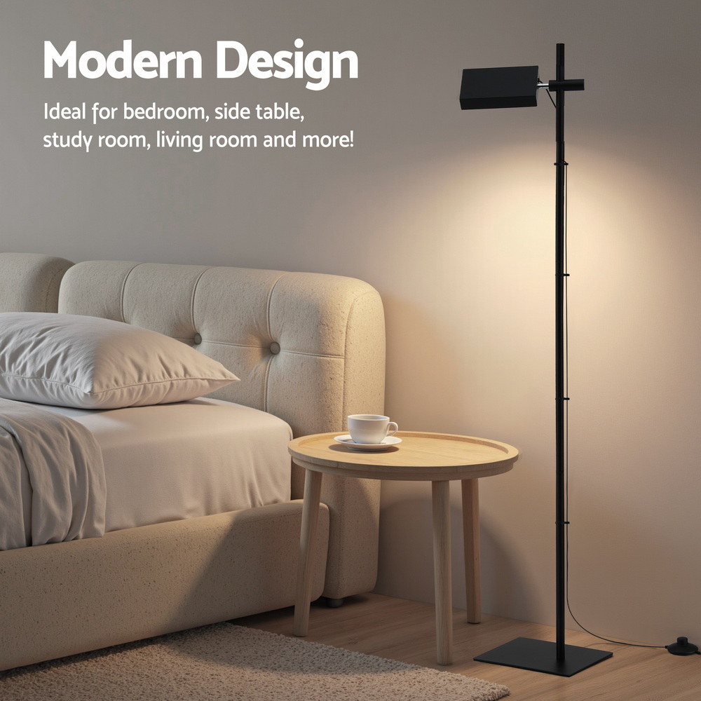 Artiss LED Floor Lamp, Modern Reading Lamp 360~ Rotating Adjustable Light Head,12W Standing Lamp for Living Room, Bedroom Office โ image 5