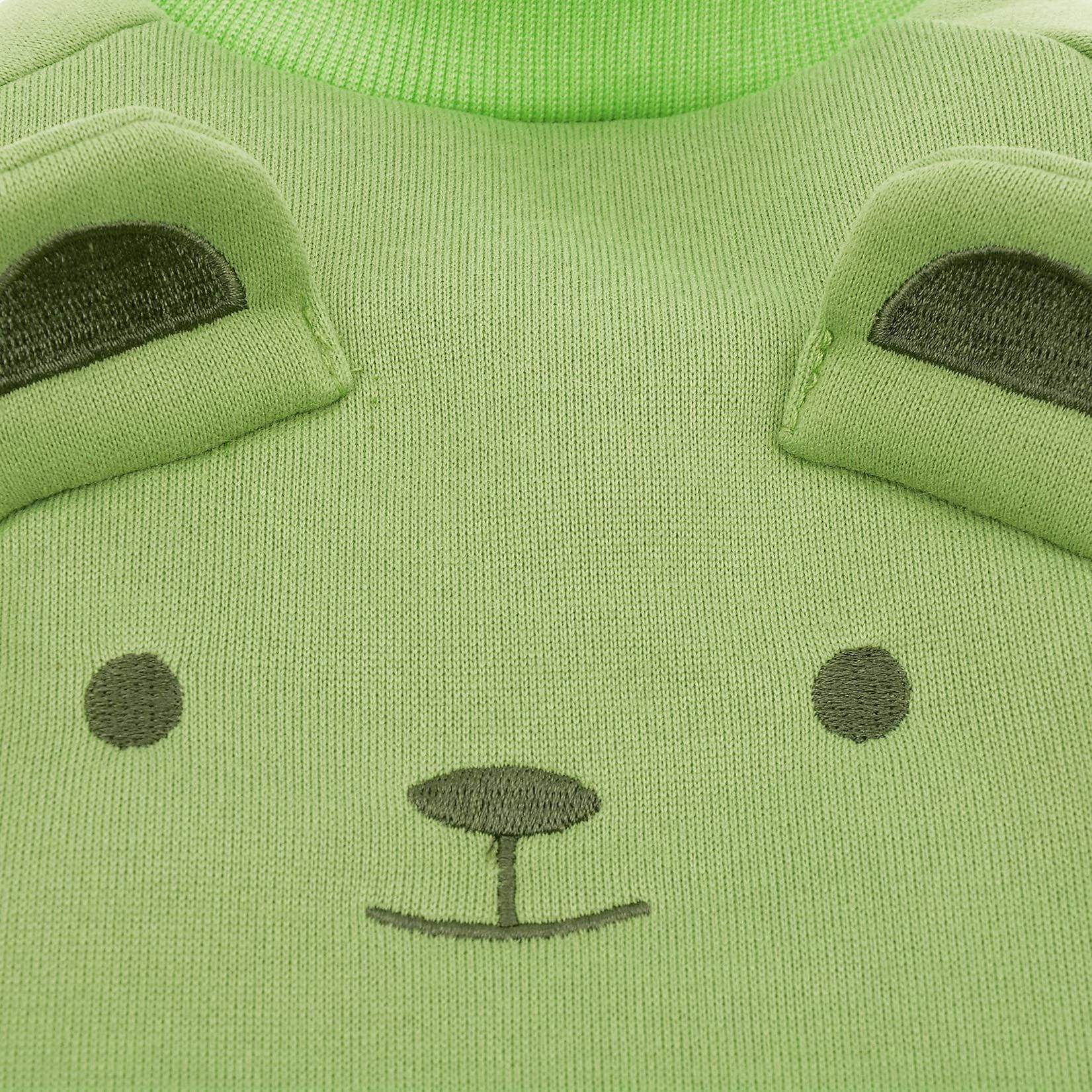Cute Dog Clothes for Small Dogs Winter Sweater Warm Fleece Soft Pet Sweatshirt Print Cat Clothe, Green, Small — image 4