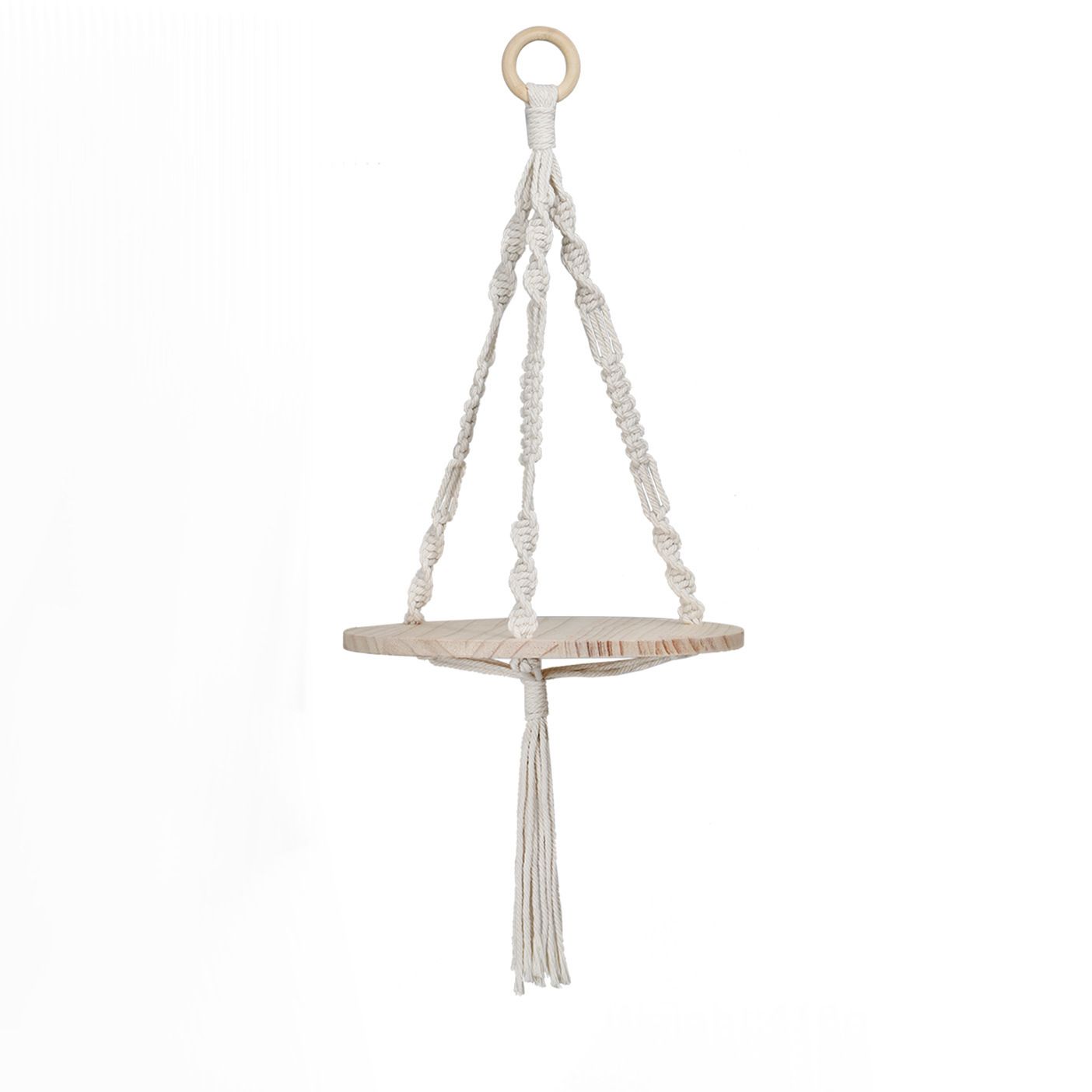 Hanging Shelf Plant Holder - Indoor Outdoor Hanging Planter Shelf Pot Holder for Morden Boho Home Decor