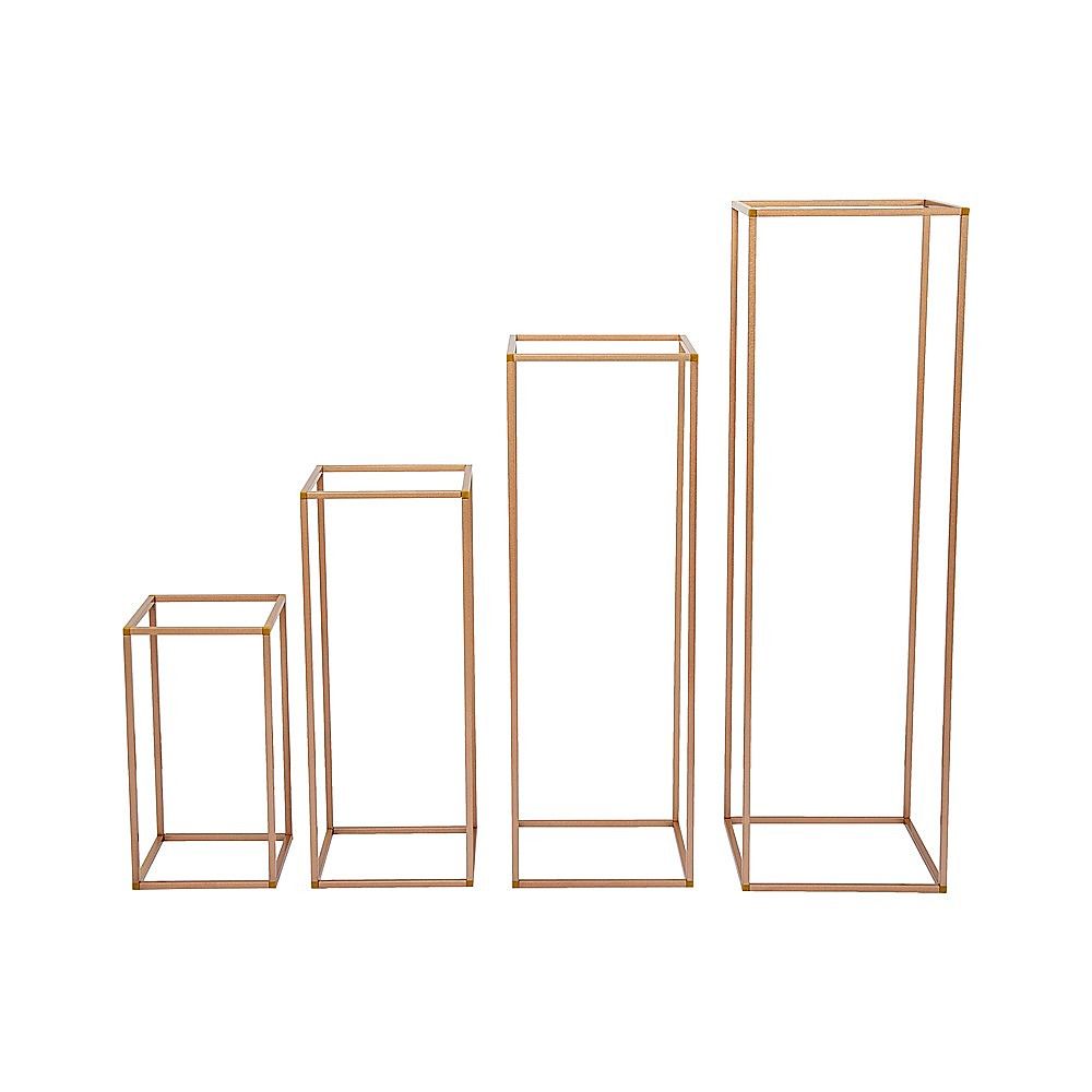 Rose Gold Metal Flower Stand — image 2