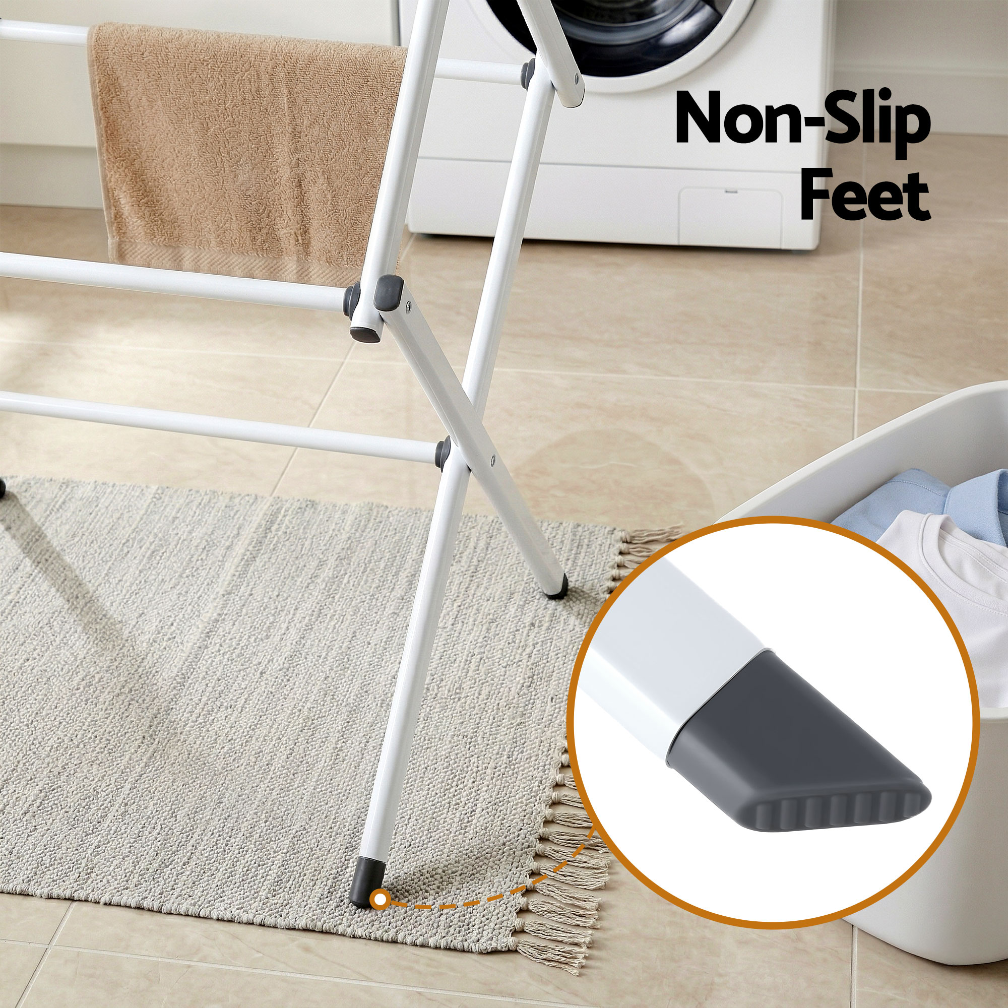 Artiss Clothes Rack Foldable Airer Drying Rack Portable No Assembly Required — image 6