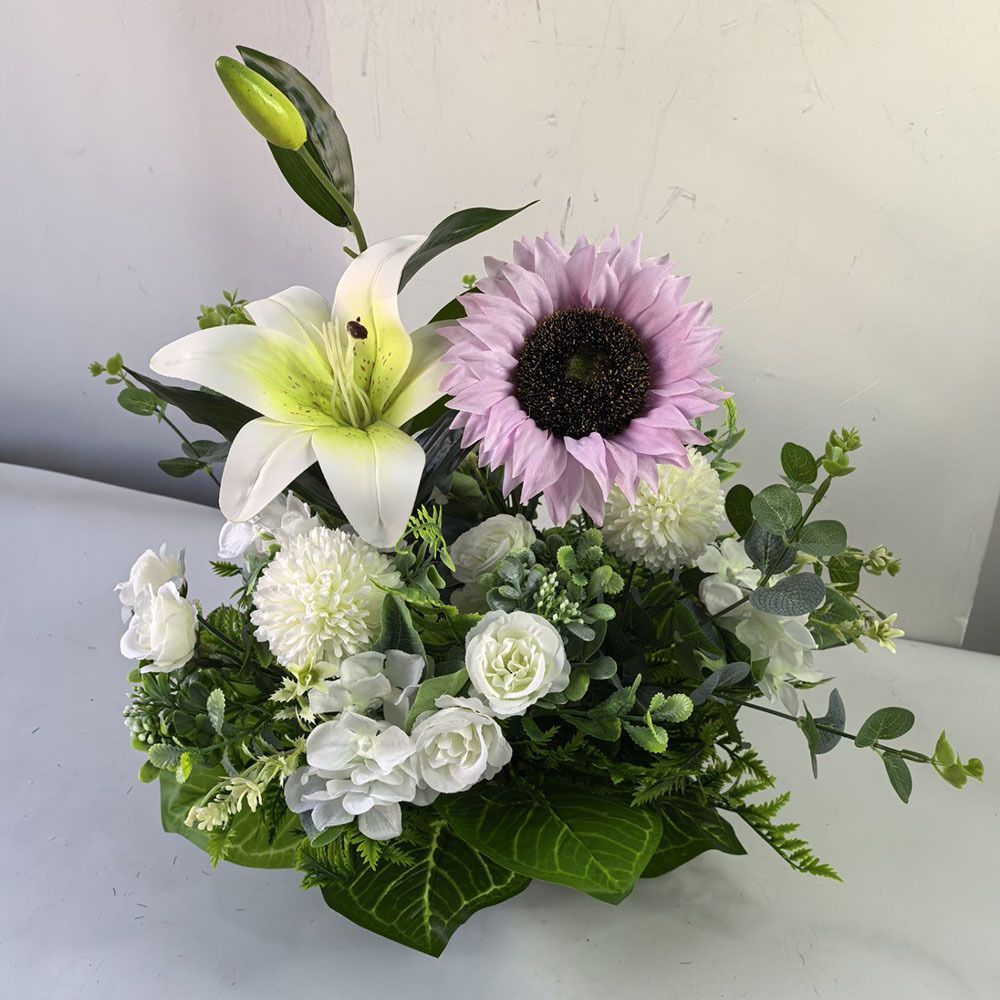 Artificial Lily Floral Arrangement Home Decor Garden Decor Australian Home - Multi-color - Size 7 β image 4