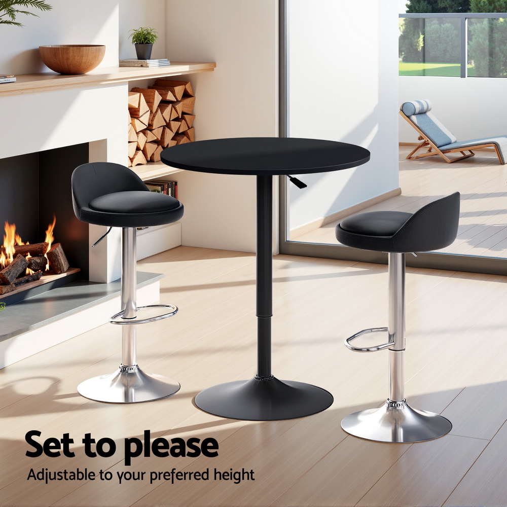 Artiss Bar Table and Stools Set Dining Desk Kitchen Chairs Cafe Pub โ image 5