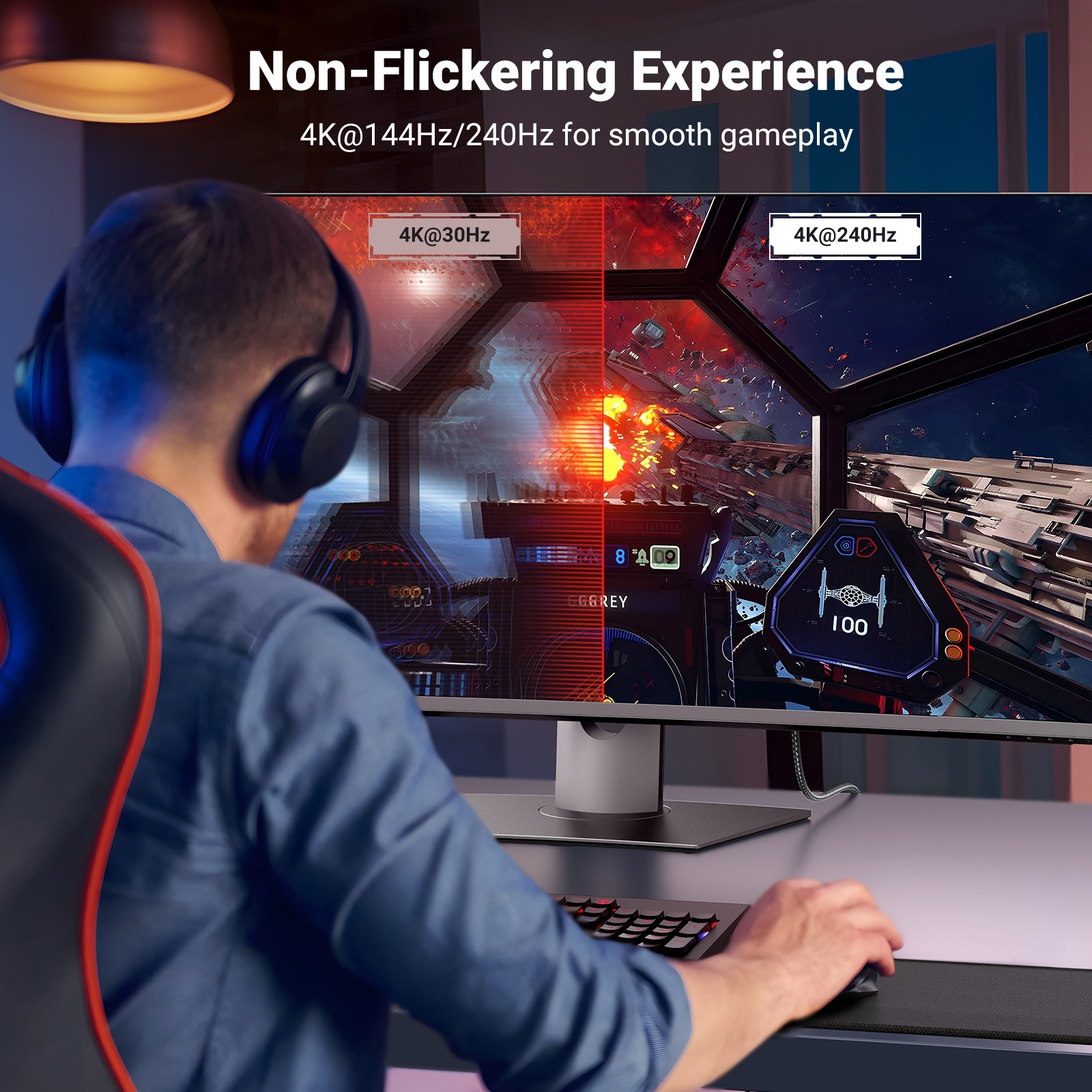 UGREEN 25158 USB-C to DisplayPort 8K Cable 2m โ image 4
