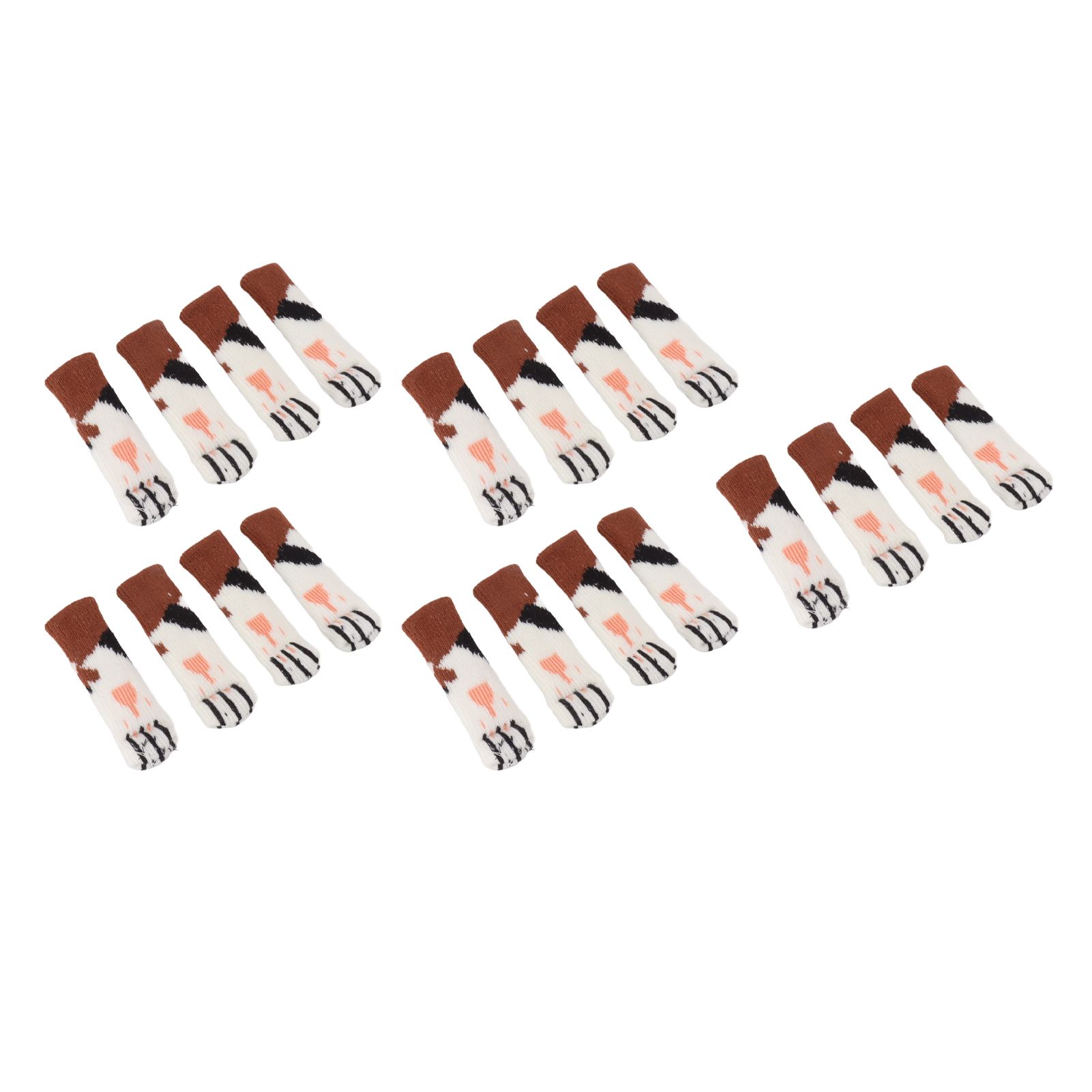 20Pcs Cat Paw Pattern Table Leg Protection Cover Thickened Furniture Chair Leg Feet Floor Protector for 7‑18cm — image 3