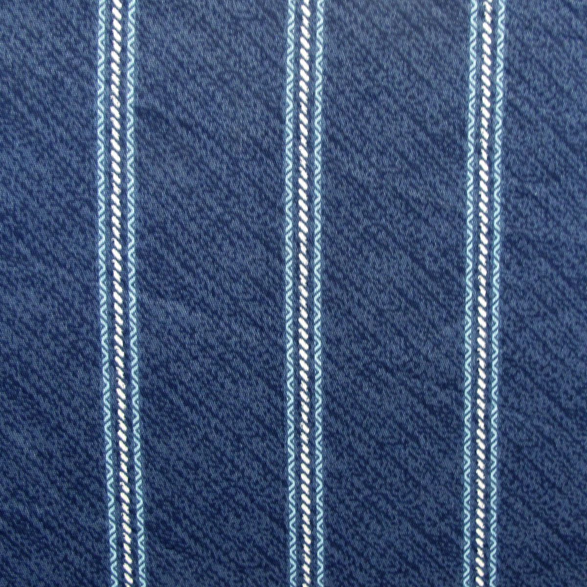 300TC Brian Navy Striped Reversible Cotton Quilt Cover Set Queen — image 3