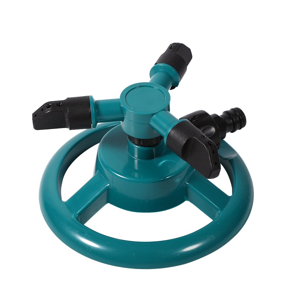 360° Fully Circle Rotating Watering Sprinkler Irrigation System 3 Nozzle Pipe Hose for Garden — image 4