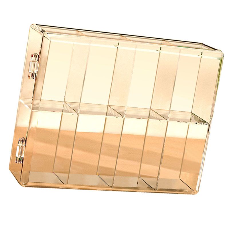 8 Grid Cartoon Anime Figure Display Storage Box 8 Compartment Transparent Anime Figure Display Case for Home — image 3