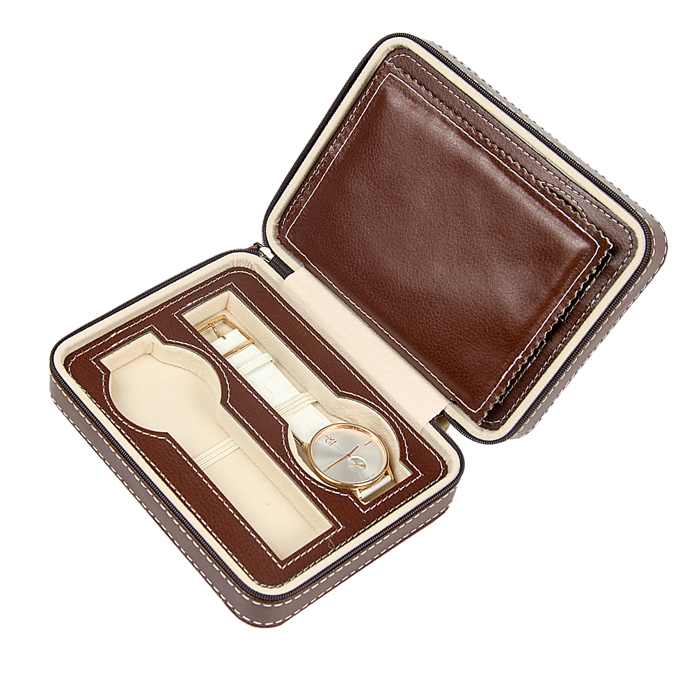 4 Watch Box Display Travel Case PU Leather — image 6