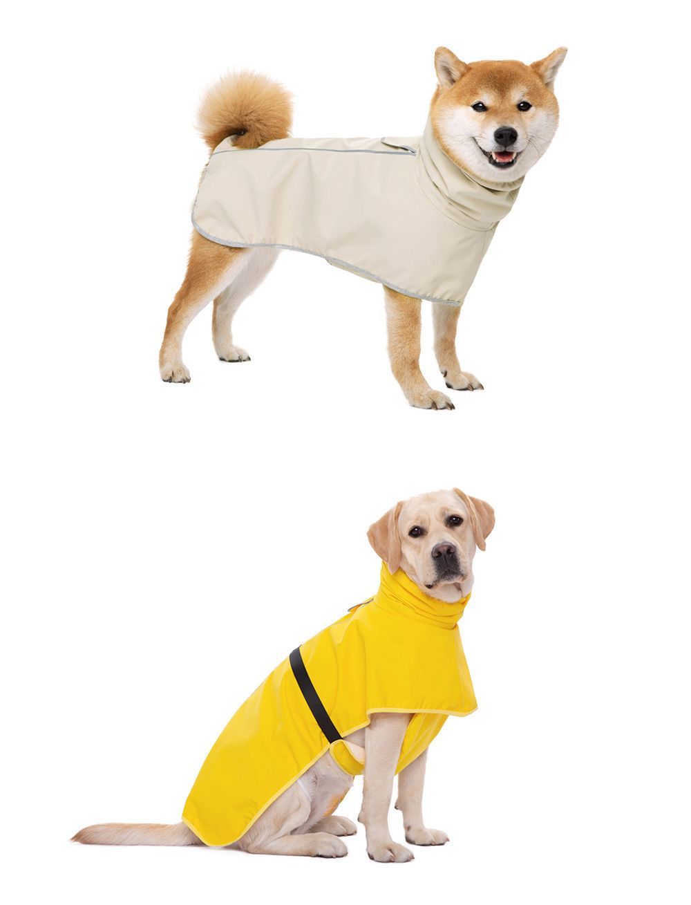 Waterproof Dog Poncho Reflective Dog Cape Dog Rainwear Pet Waterproof Clothing - Black - Size XL-6-8kg โ image 6