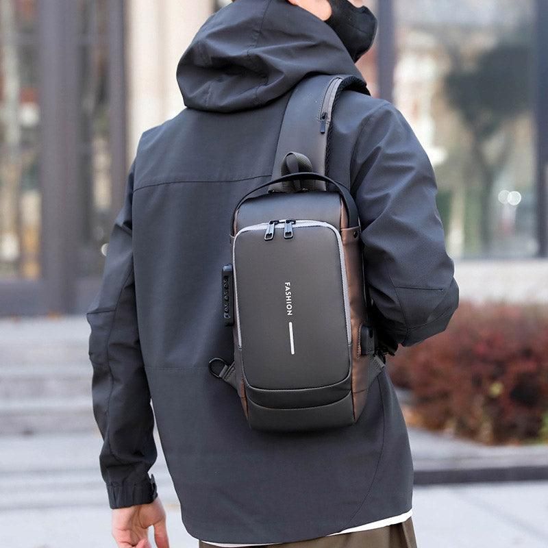 Multi-Function Password Lock Shoulder Bag Anti-Theft Crossbody Sling Bag Travel — image 5