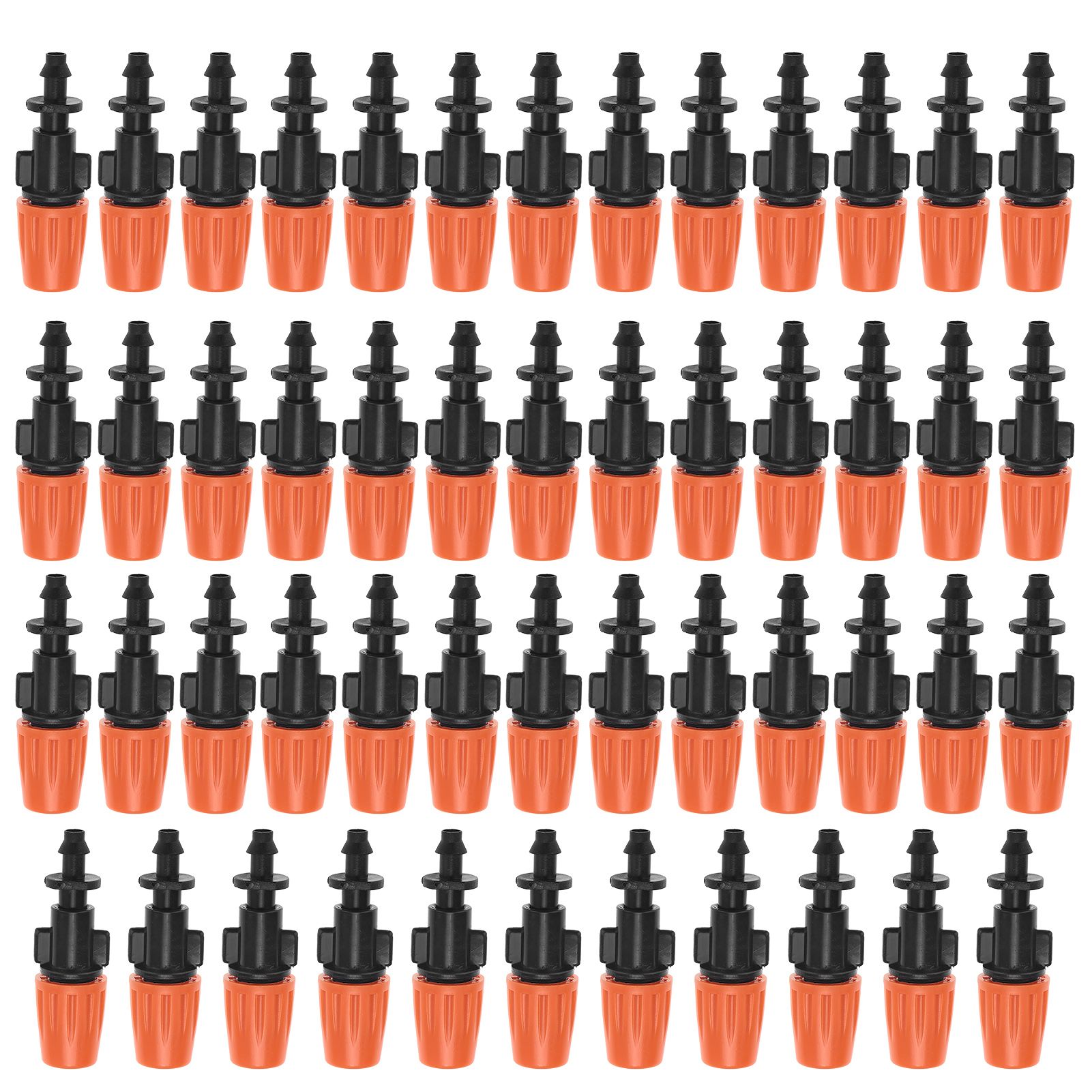 50pcs/set Adjustable Garden Drip Irrigation Misting Nozzles Micro Flowing Sprinkler Head Atomizer — image 3