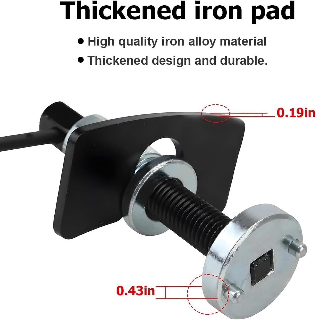 Car Brake Piston Wind Back Tool, 3pcs/Set Brake Caliper Piston Rewind Tool, Auto Rear Brake Pad Wind Back Tool, Brake Caliper Wind Back Tool for Replacement of — image 4