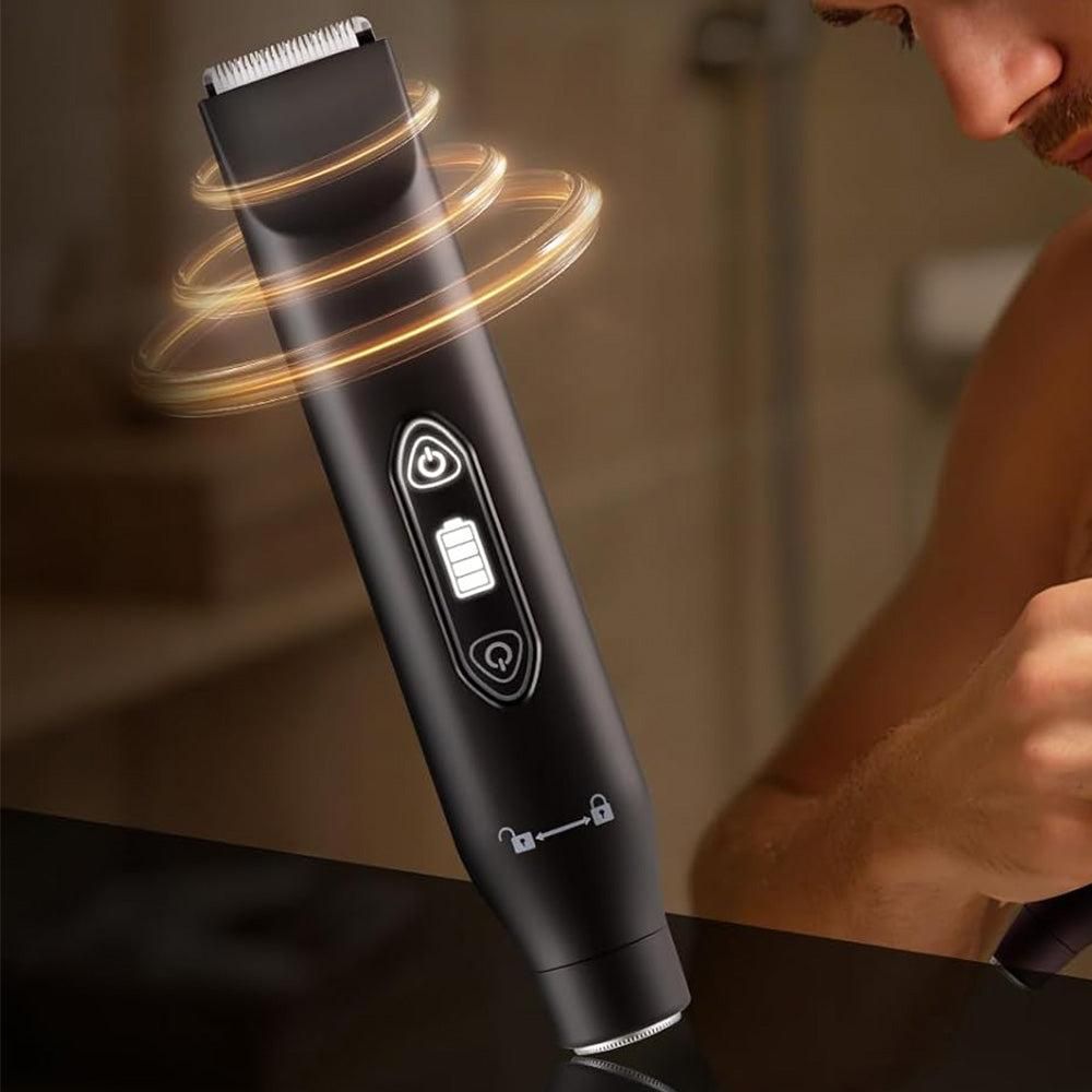 3-in-1 Electric Shaver & Nose Hair Trimmer for Face & Body Black โ image 4
