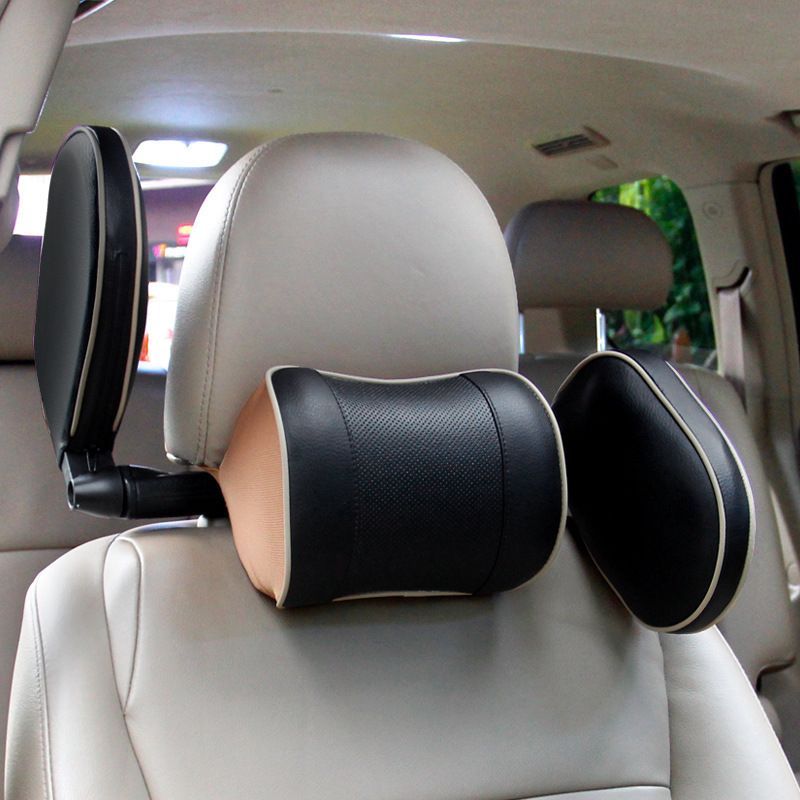 Car Seat Headrest Pillow Memory Foam RUNDONG TP-0116 Side pillow Brown 1 โ image 2