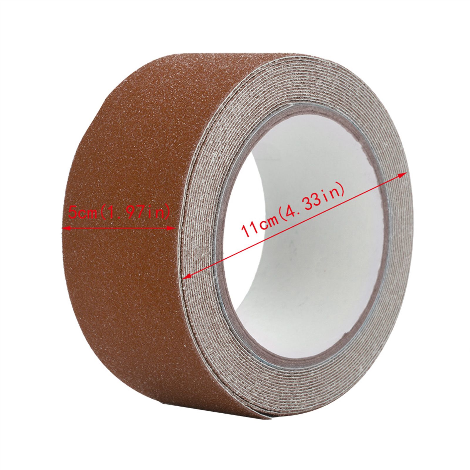 Colorful 5M*5cm PVC NOn Slip Anti Skid Adhesive Tape for Stair Step Floor Safety Decor (Brown) โ image 6