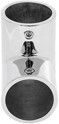 Heavy Dudy Marine Grade 316 Steel Stainless 2 Way Boat Hand Rail Fitting 90 Degree Elbow for 7/8" O.D. Tube Hardware — image 4