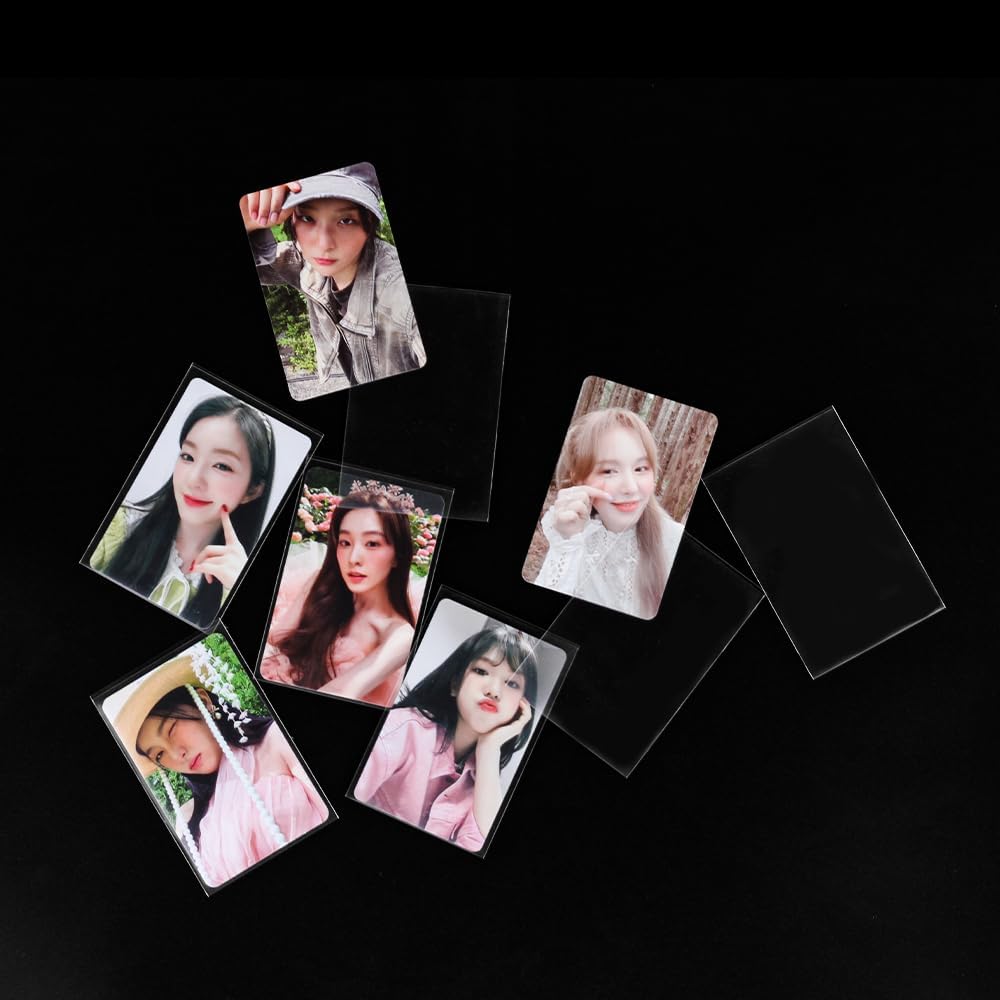 100 Packs Photocard Sleeves, 200Microns Kpop (Unsealable) — image 3
