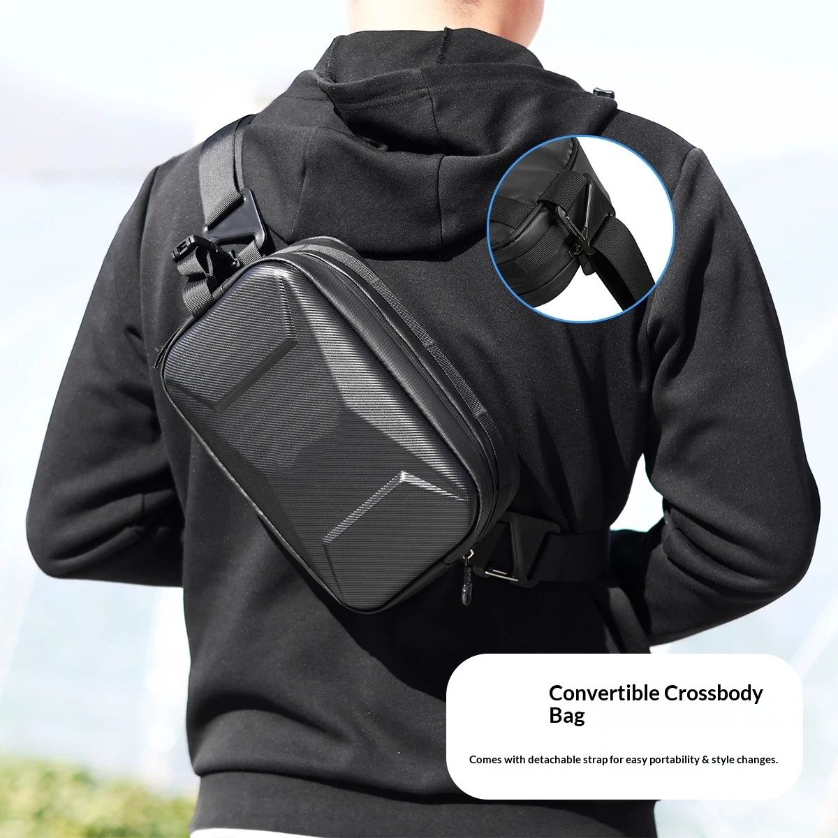 Bike Handlebar Bag, Waterproof Bike Front Bag, 3L Bicycle Frame Storage Bag Bike Pouch for Road Mountain Bicycle Cycling Travel Hiking (Black) — image 3