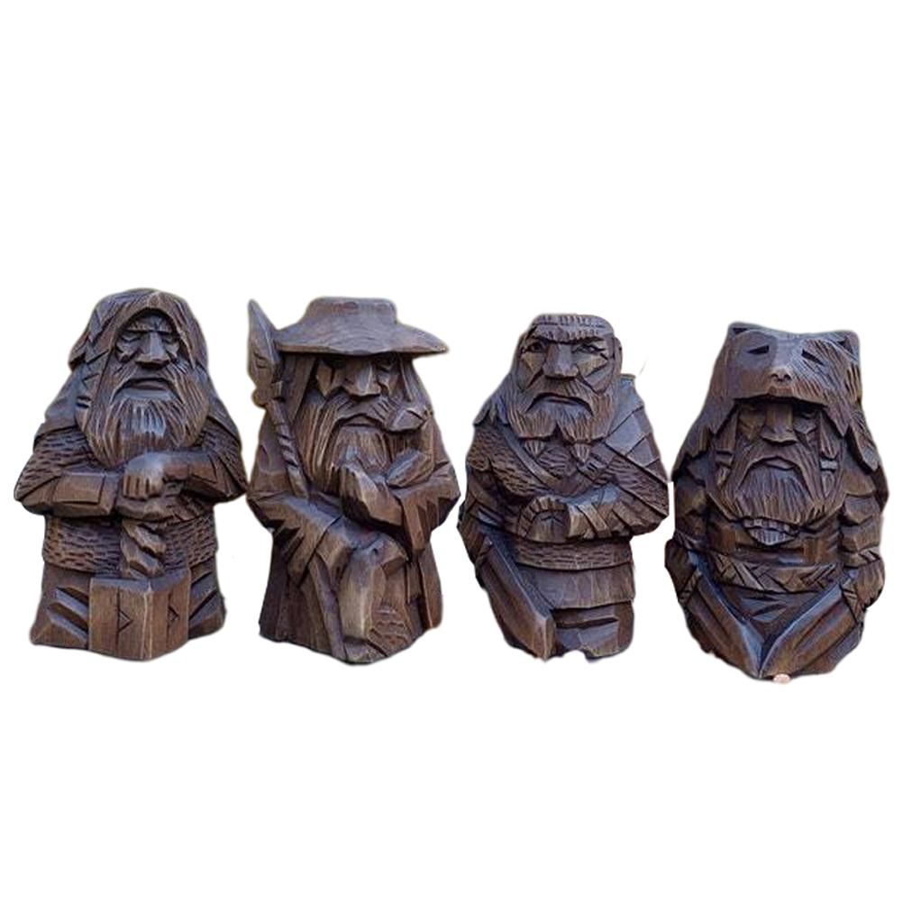 Odin Thor Resin Viking Statue Art Craft Ornaments for Home Outdoor Garden Decoration — image 3