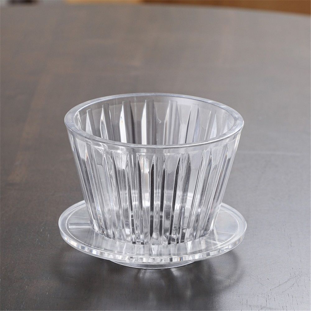 Coffee Dripper, Slow Brewing Coffee Pour Over for Cafe, Travel, Home&Offices, Single Cup Coffee Pour Over (Transparent)Excluding pots โ image 2