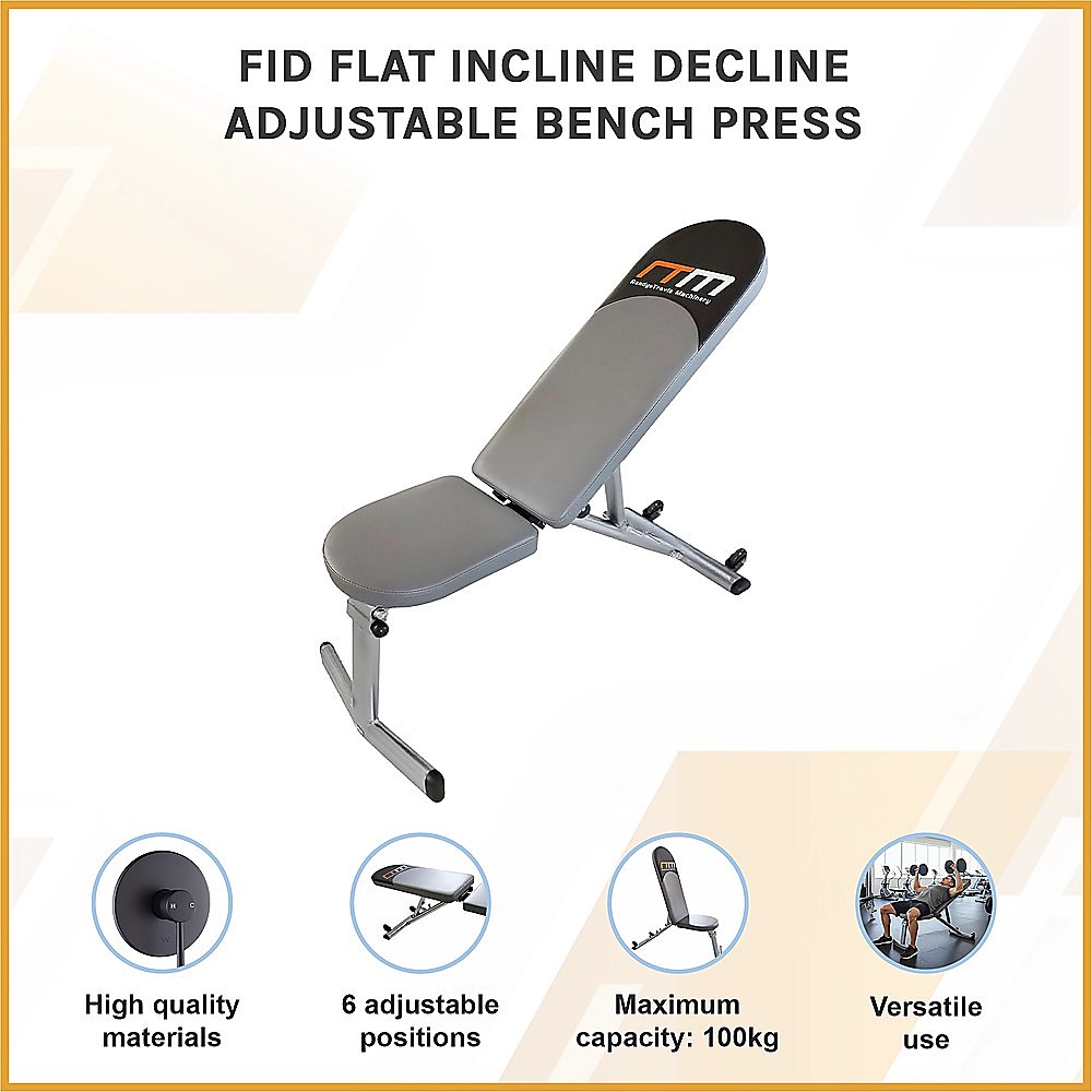 FID Flat Incline Decline Adjustable Bench Press โ image 2