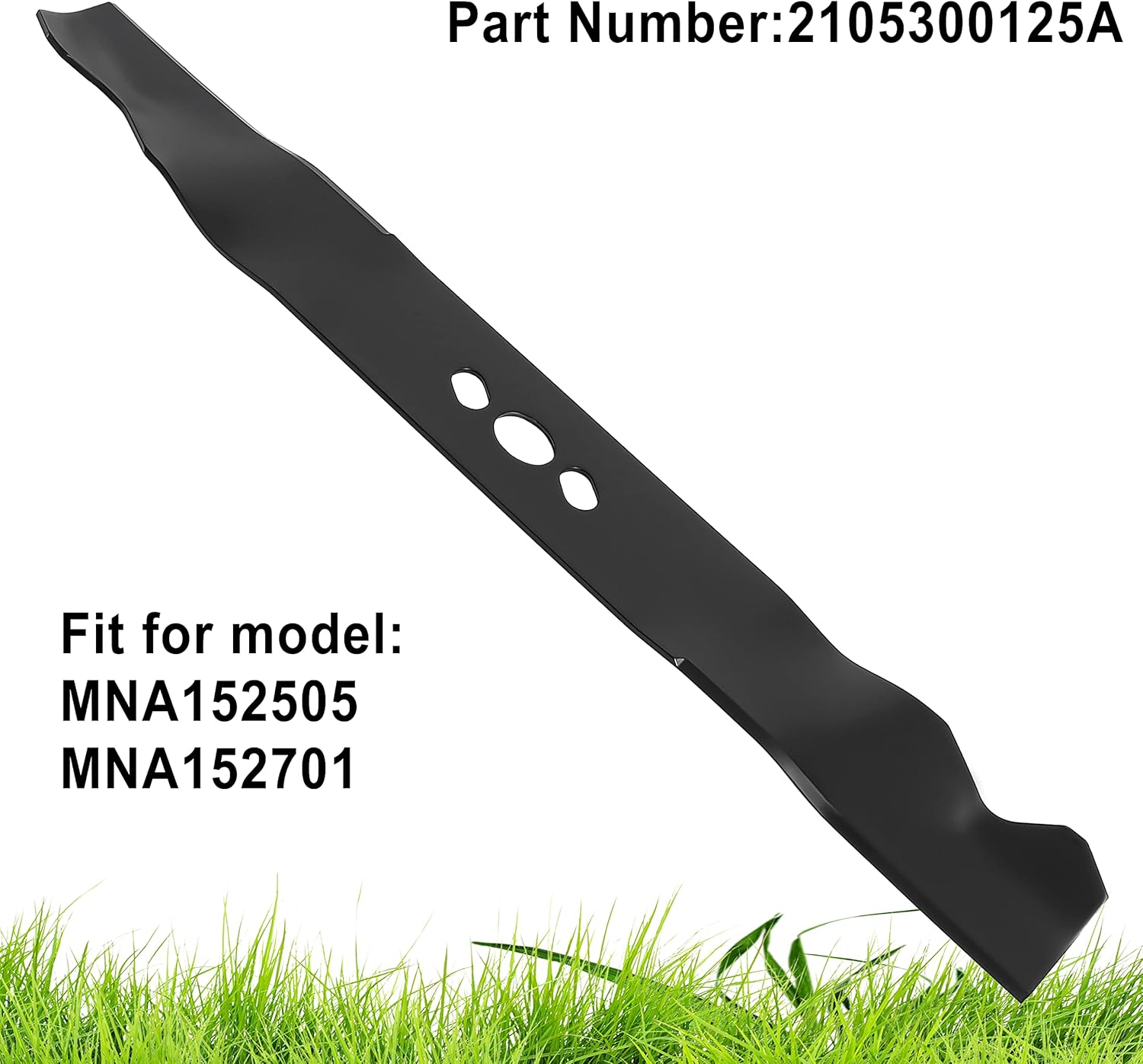 2105300125A Blade 1 Pack, MNA152505 MNA152701 Lawn Mower Blade Compatible with Hyper Tough 20 Inch Mower Blade โ image 3