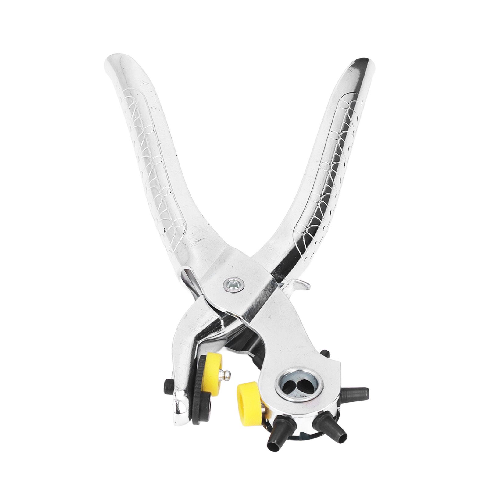 8in Belt Hole Puncher Stainless Steel Sturdy Durable Ergonomic Design Effort Saving Heat Treatment Leather Hole Punch — image 3