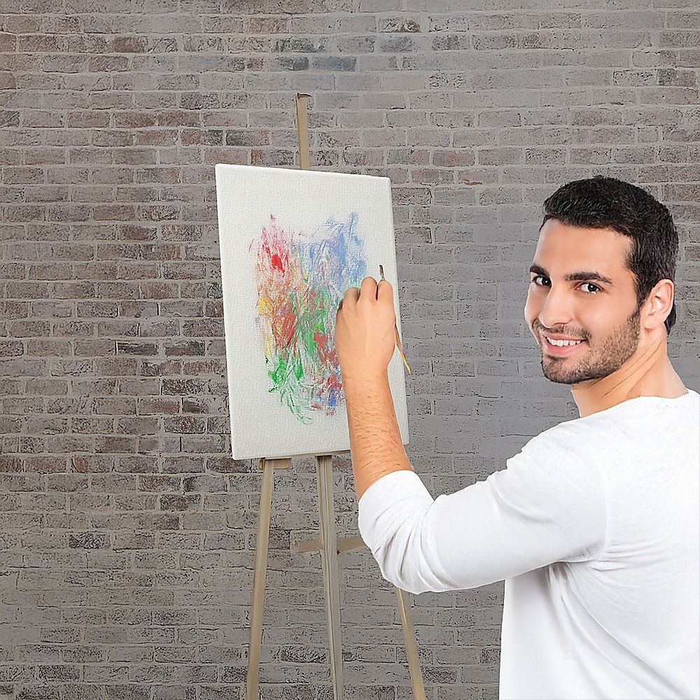 5 pack of 20x30cm Artist Blank Stretched Canvas Canvases Art Large White Range Oil Acrylic Wood โ image 2