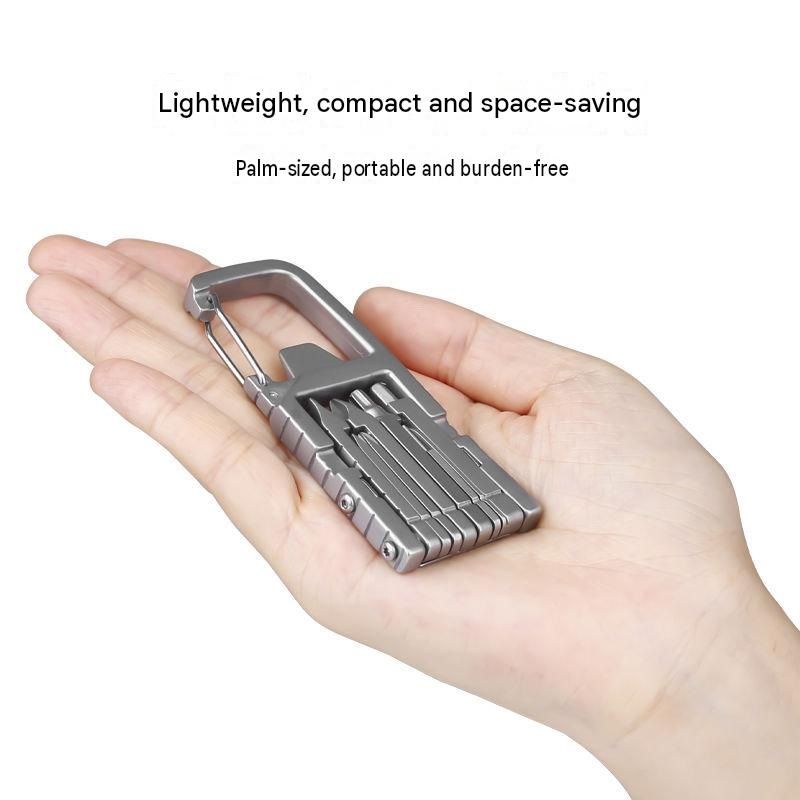 1-pack 13-in-1 Stainless Steel Multi Function Tool - SIM Card Ejector, Phone Stand, Screwdriver and Camera Tripod Accessory for Photography and Everyday โ image 3