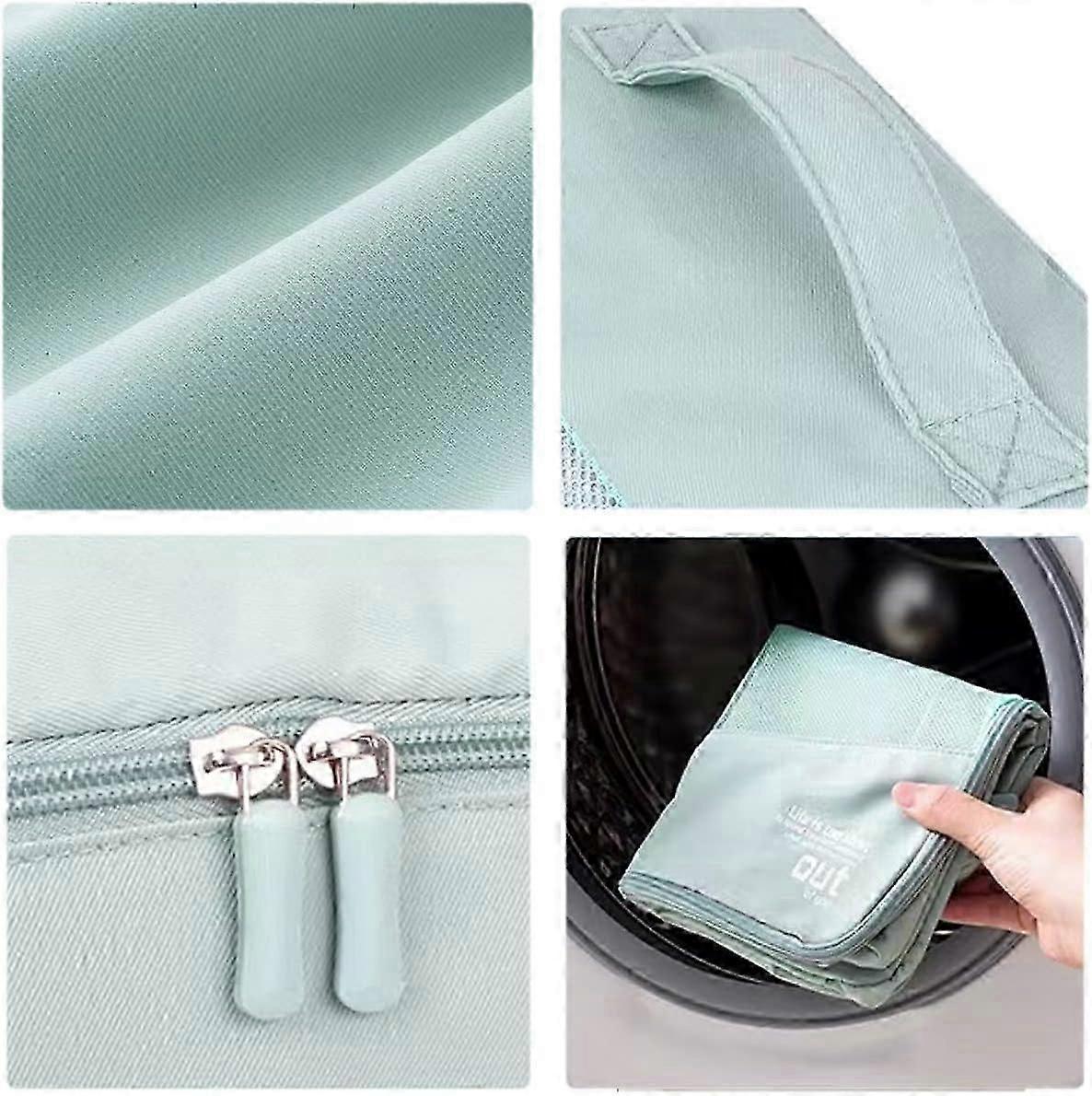 6pcs Packing Cubes for Suitcases Travel Luggage Organizer Bags - Blue — image 5