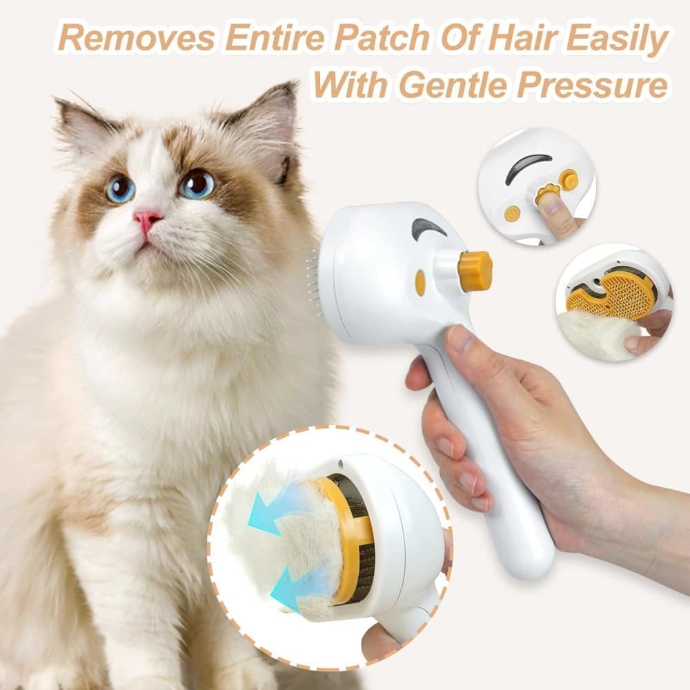 Pet Brush for Dogs and Cats, 20x11.5x8 cm, Effective Pressure Brush for Pet Fur Care — image 3