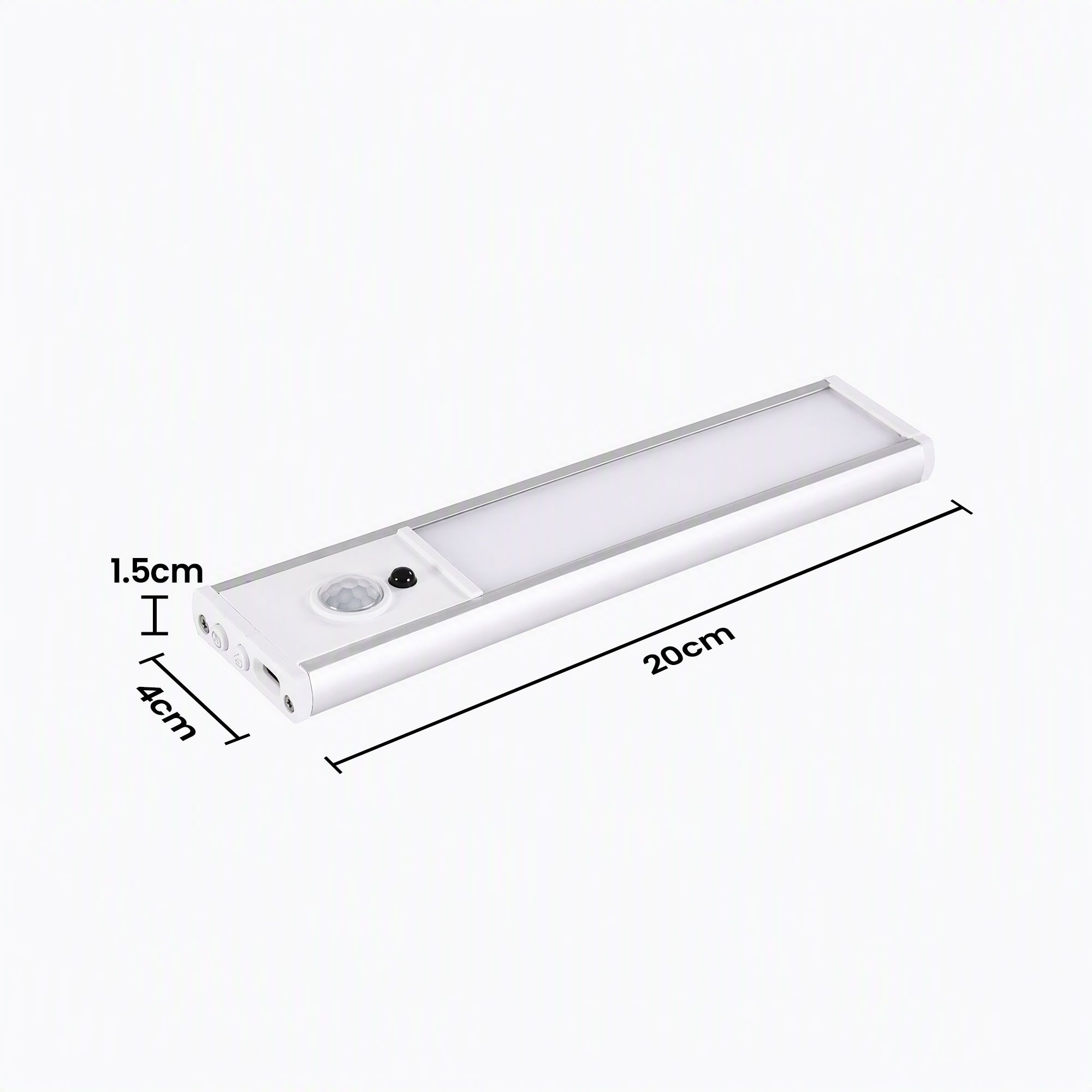 Artiss 4-Pack Motion Sensor Cabinet Lights, 20cm Dimmable LED Closet Light with 5 Colors, Type-C Rechargeable Magnetic Night Light with 5 Colors — image 2