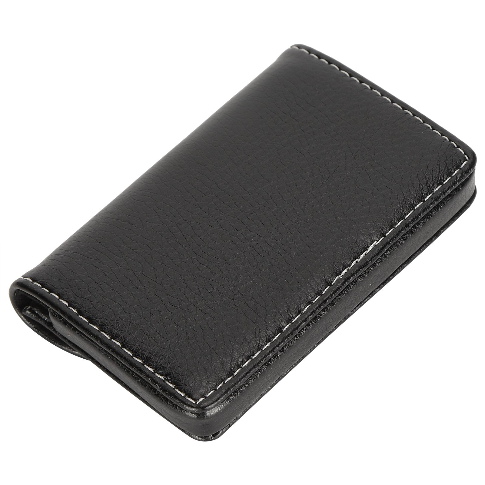 Business Name Card Case PU Leather Holder Organizer Gifts for Traveling BusinessBlack 033# β image 6