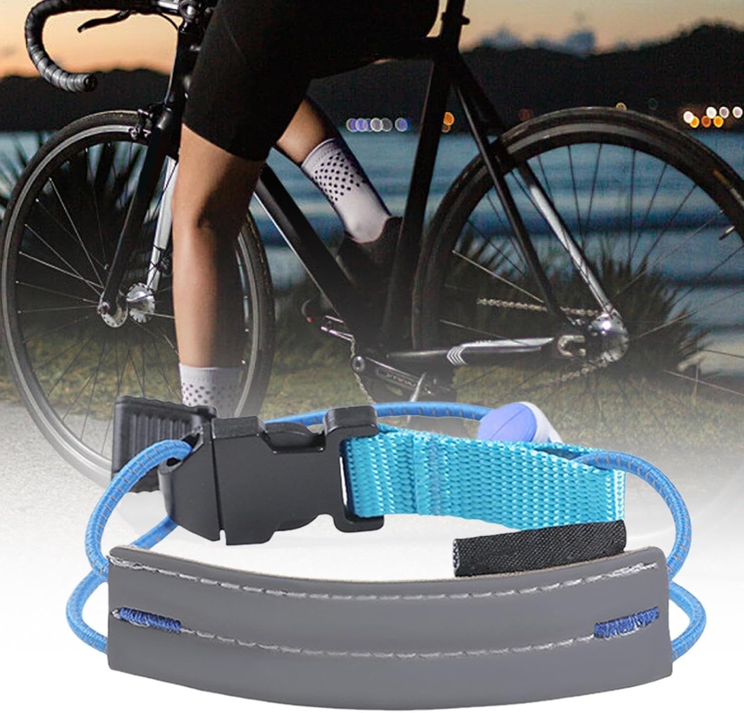 1 Set Reflective Ankle Straps Adjustable for Running and Cycling โ image 3