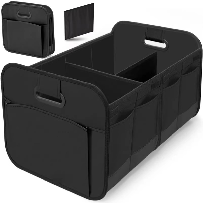 3-in-1 Red Foldable Storage Organizer: Portable, Expandable, with Removable Dividers & 12 Extra Pockets – Your All-in-One Storage Solution — image 4