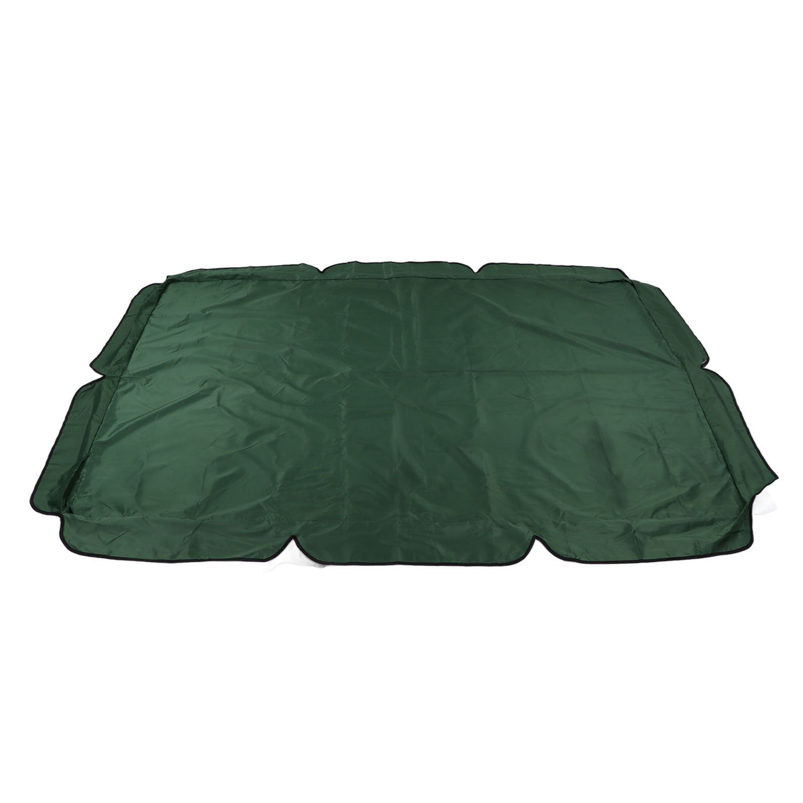 Swing Canopy Replacement Silver Coated Oxford Cloth Waterproof Swing Chair Canopy Cover for Outdoor Garden Balcony Dark Green — image 5