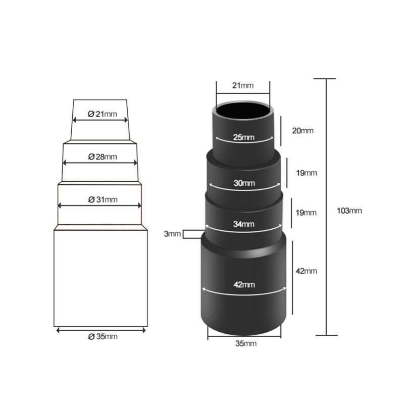 Vacuum cleaner hose adapter — image 2