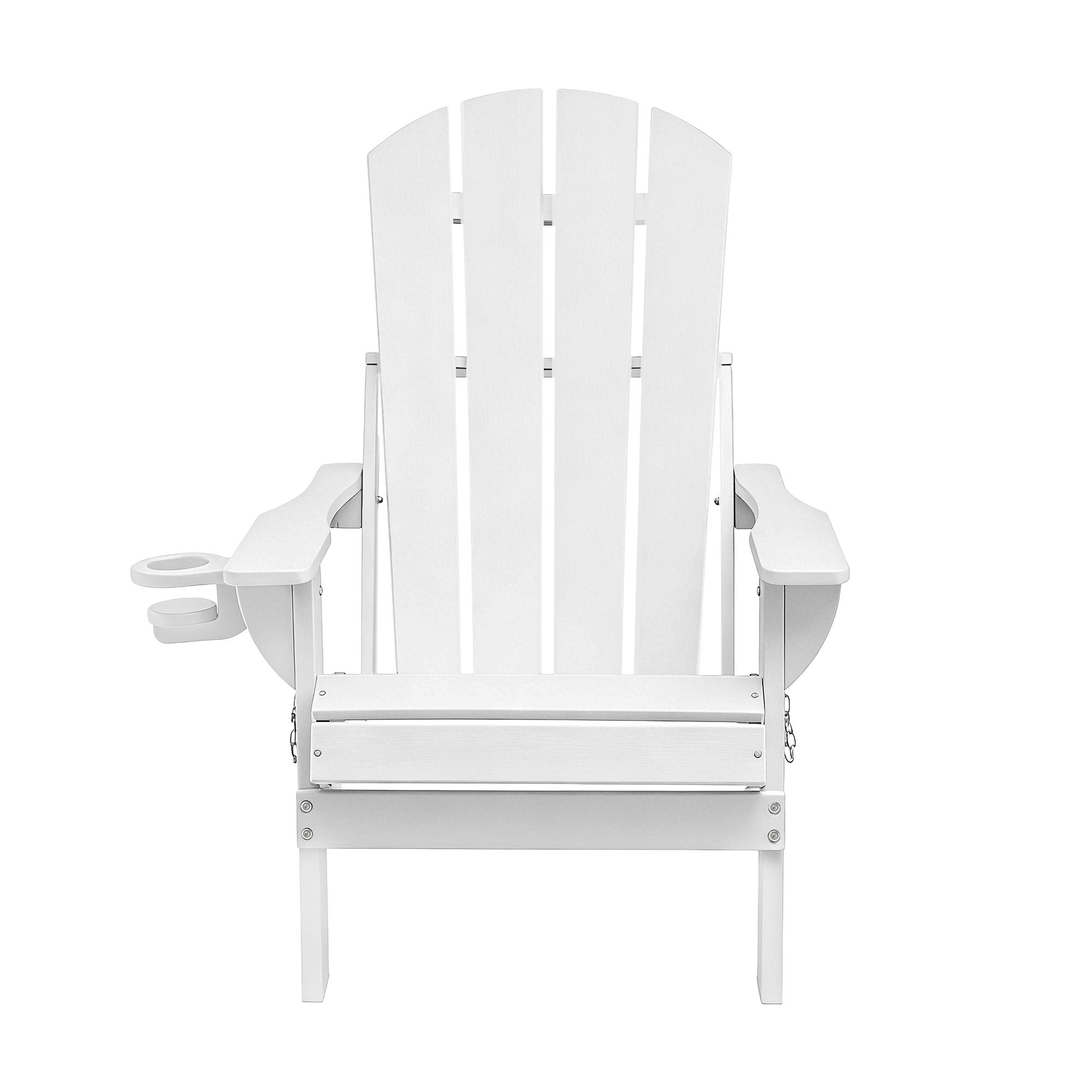 Gardeon Outdoor Chairs Folding Adirondack Beach Chair HDPE Sun Lounge Patio Furniture Garden White — image 3