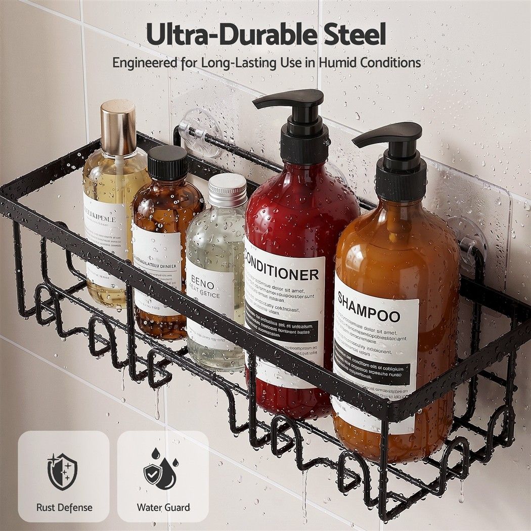 Artiss Shower Caddy Metal Bathroom Organiser Rust Resistant 6 Pack โ image 6