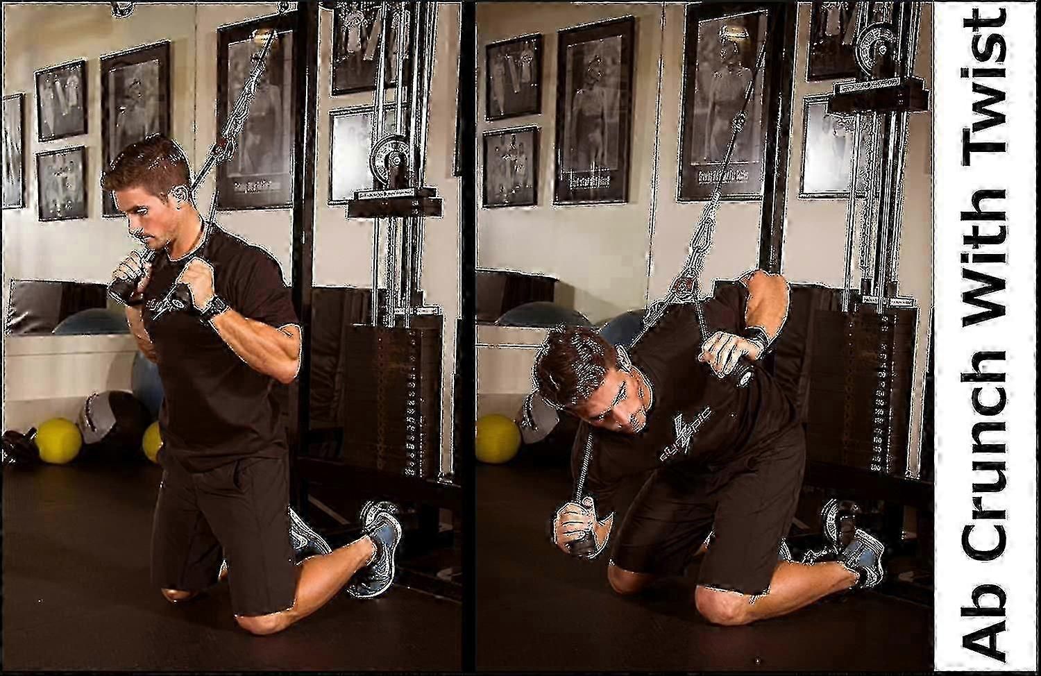 Tricep Rope for Cable Machine Strength Training, Spiral Design, Sports Equipment โ image 5