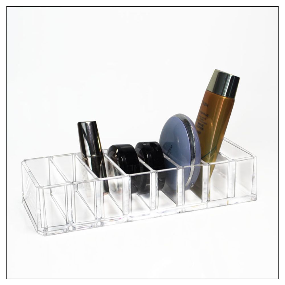 8 Slots Cosmetic Organizer Powder Storage Box Household Women Makeup Tool Case Cosmetic Storage Container โ image 4