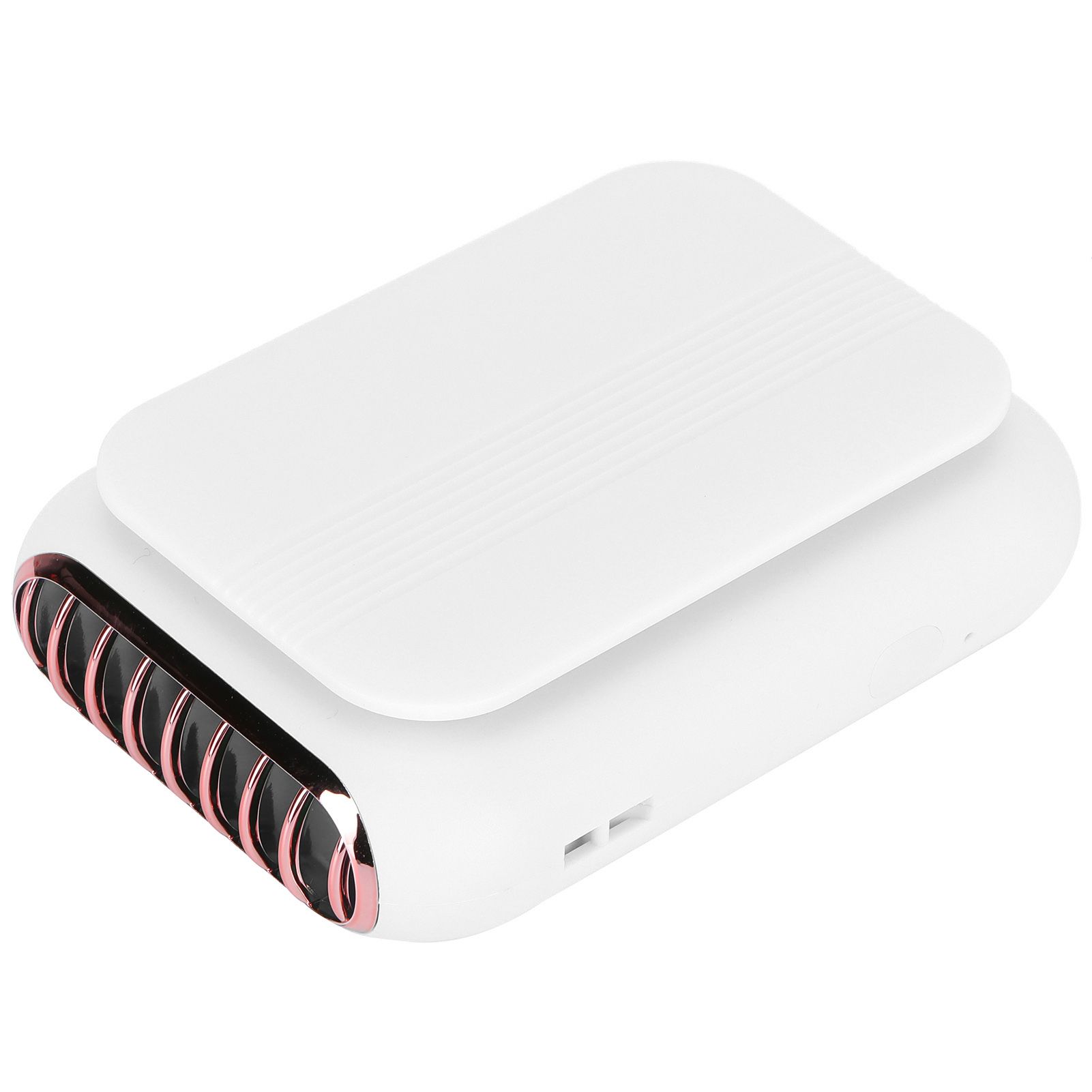 USB Charging Silent Neck Fan Portable Handheld Electric Fan for Outdoor Desktop HomeWhite β image 6