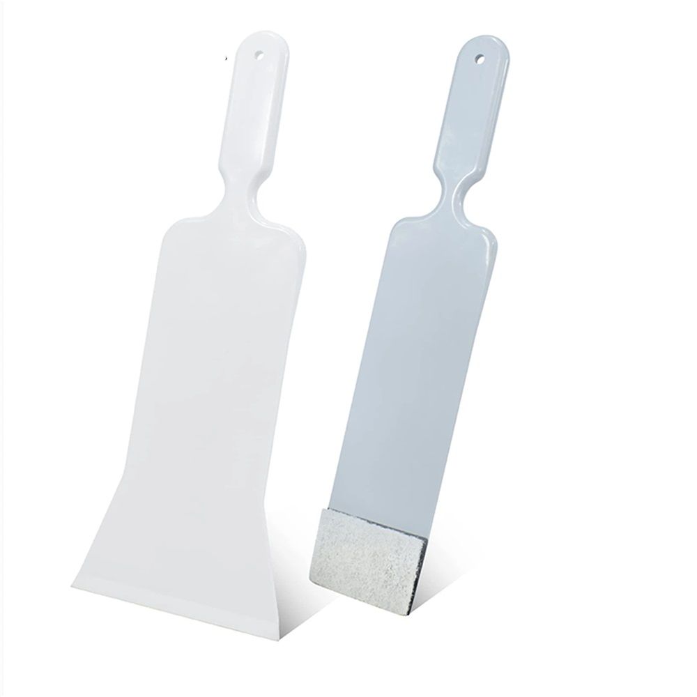 2 PCS Car Paddle Bulldozer Squeegee, Long Handle Window Tint Film Installation Tools, Paddle Bulldozer Scraper for Car Front Rear Windows Glass Cleaning, Car