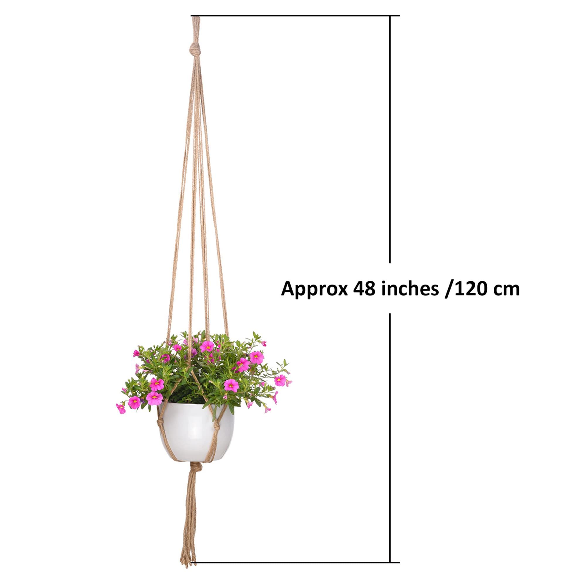 2 Pack 48 Inches Plant Hanger Flower Pot Plant Holder for Indoor Outdoor Decorations, Large, 4 Legs โ image 3