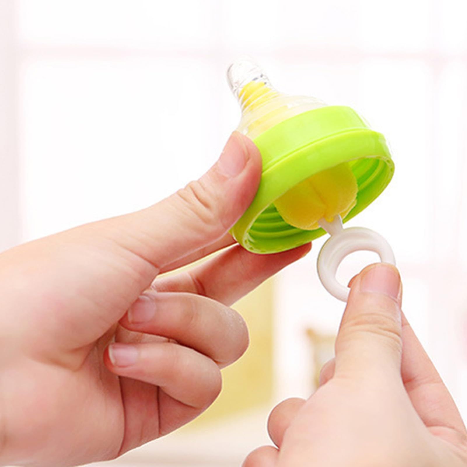 7piece Baby Bottle Brush Baby Bottle Feeding Cup Sponge Cleaning Set Glass Teapot Kitchen Supplies Cleaning Tool โ image 5